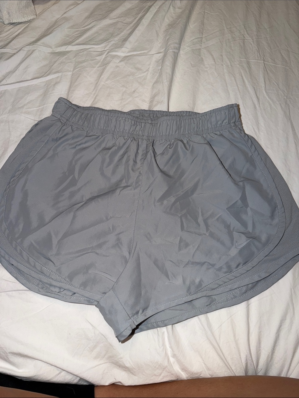 Nike Light Gray Women's Athletic Running Shorts